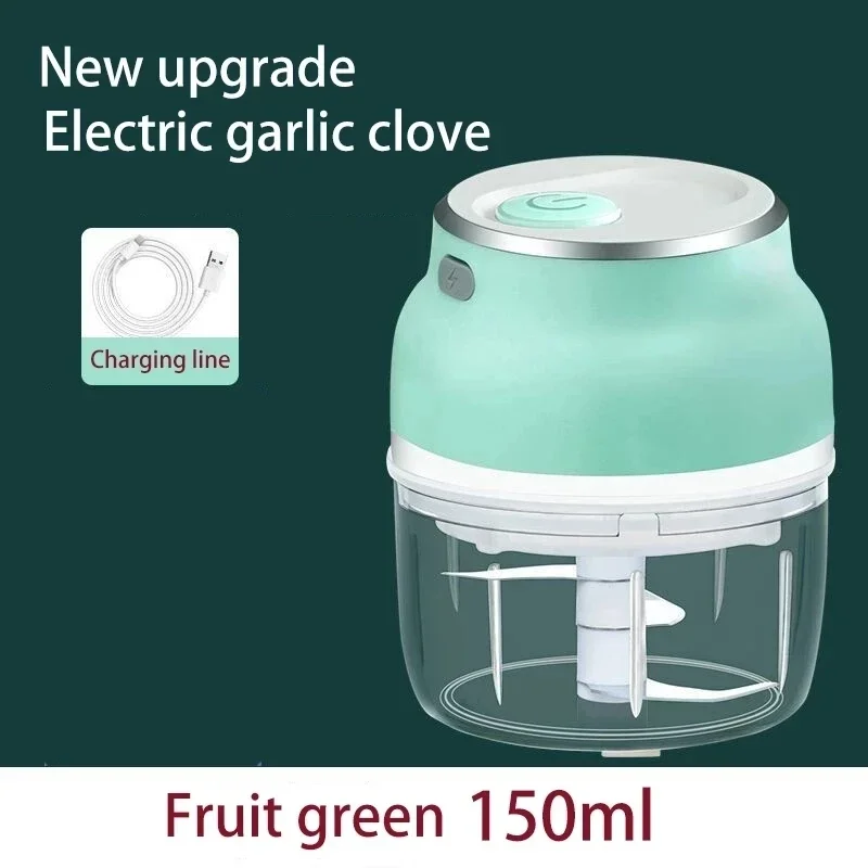 Electric Mini Food Chopper Grinder for Garlic Vegetable Meat Fruit Onion - Nut Crusher Press Processor Mixer