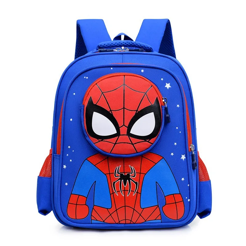 Herocross Spiderman Backpacks Super Heroes Student School Bag Cartoon 3d Stereo Kindergarten Backpack Children's Travel Bag Gift