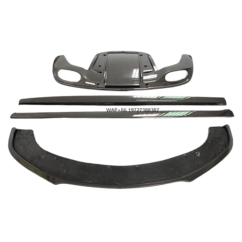 

for 12-14 Continental GT 4.0 Displacement Upgraded V8 S Style Carbon Fiber Front Lip Side Skirts and Rear Diffuser