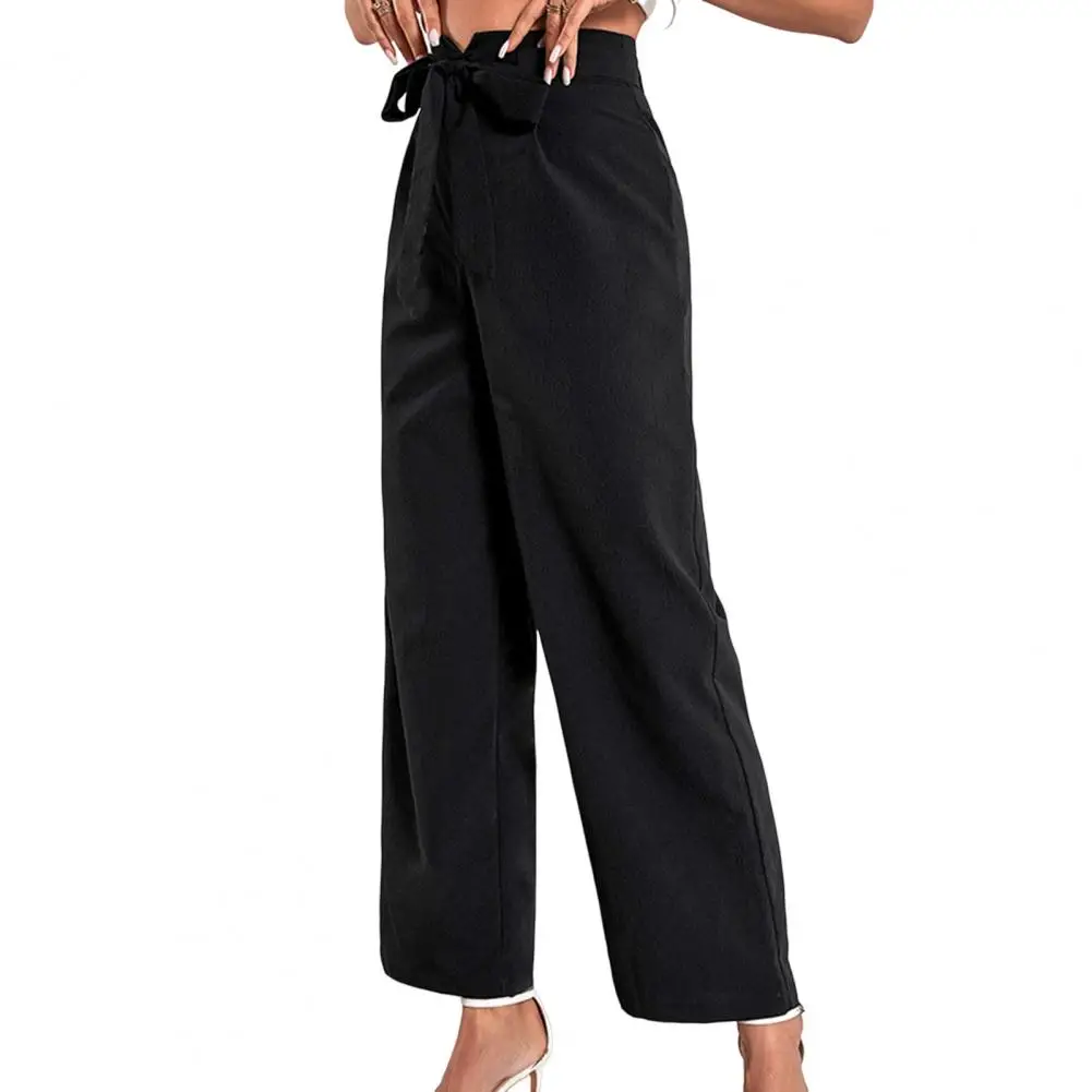 Pantalon ample pour femmes, charmant, longueur cheville, Anti-boulochage, décontracté, jambes larges, Baggy