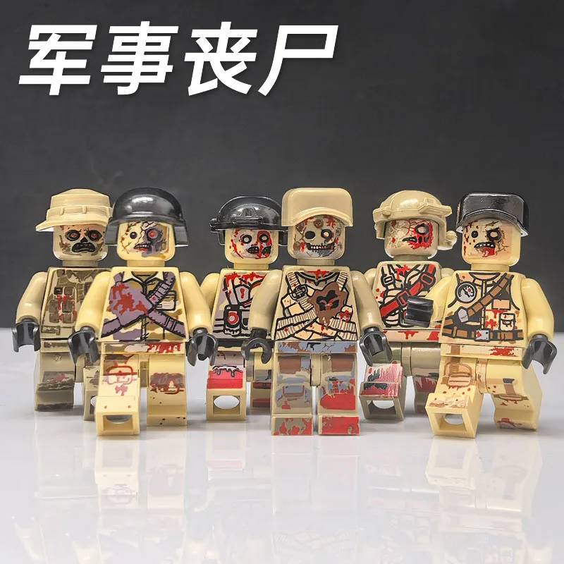 Bausteine, Figuren, humanoide Puppen, Spielzeug, Minifiguren, Kinderspielzeug, Geburtstagsgeschenke, Zeichentrickfiguren.