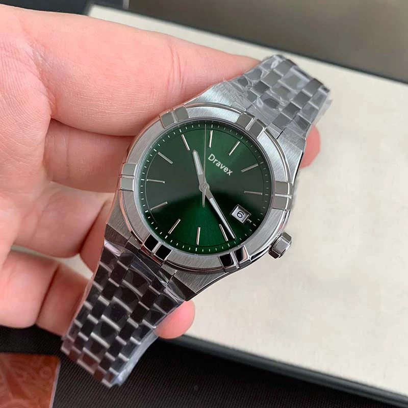 오리지널 싱글 ML AIKON 패션 남성용 시계, 스테인리스 스틸 시계줄 방수 발광 비즈니스 쿼츠 시계 AI1108