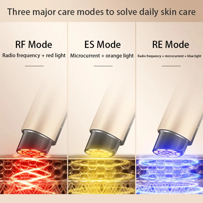 RF Thermage Home Beauty Device Facial Red Light Rejuvenation EMS Lifting and Light Line Introduction Device