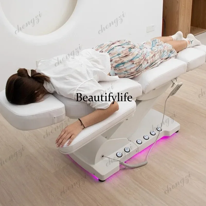 Ear Cleaning Beauty Massage Beds Tattoo Sleep Esthetician Lash Massage Beds Face PU Leather Furniture Einen