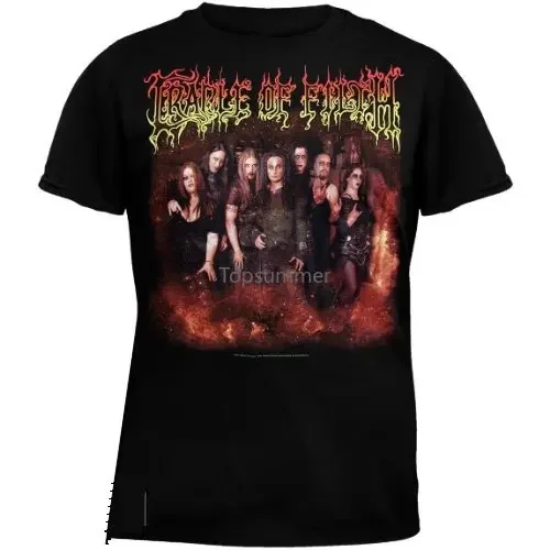 T Shirt Printing Company Cradle Of Filth Tourniquet 07 Men'S Casual Short O-Neck Tee Shirts