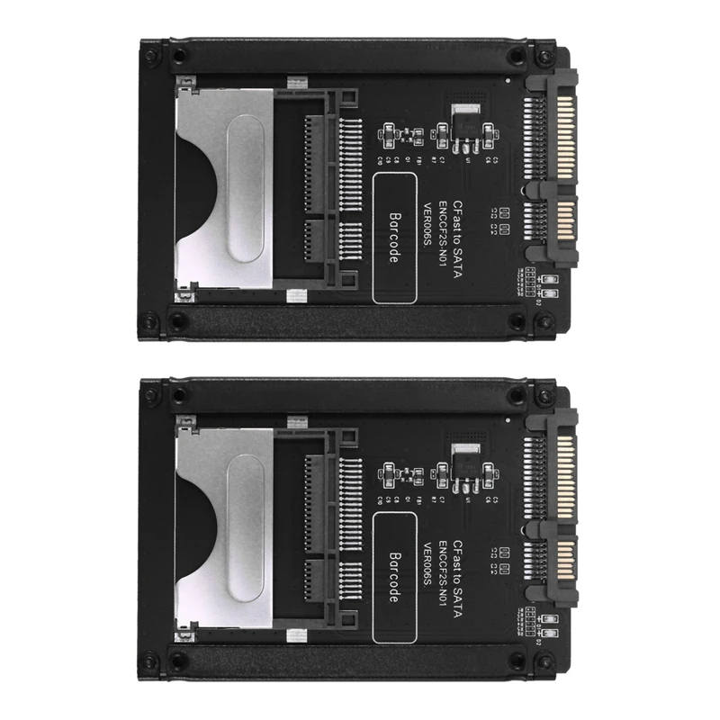 

2X Cfast To Sata3.0 Hard Disk Adapter Card Sata 22Pin To Cfast Card Adapter 2.5 Inch Hard Disk Case Ssd Hdd Cfast Card