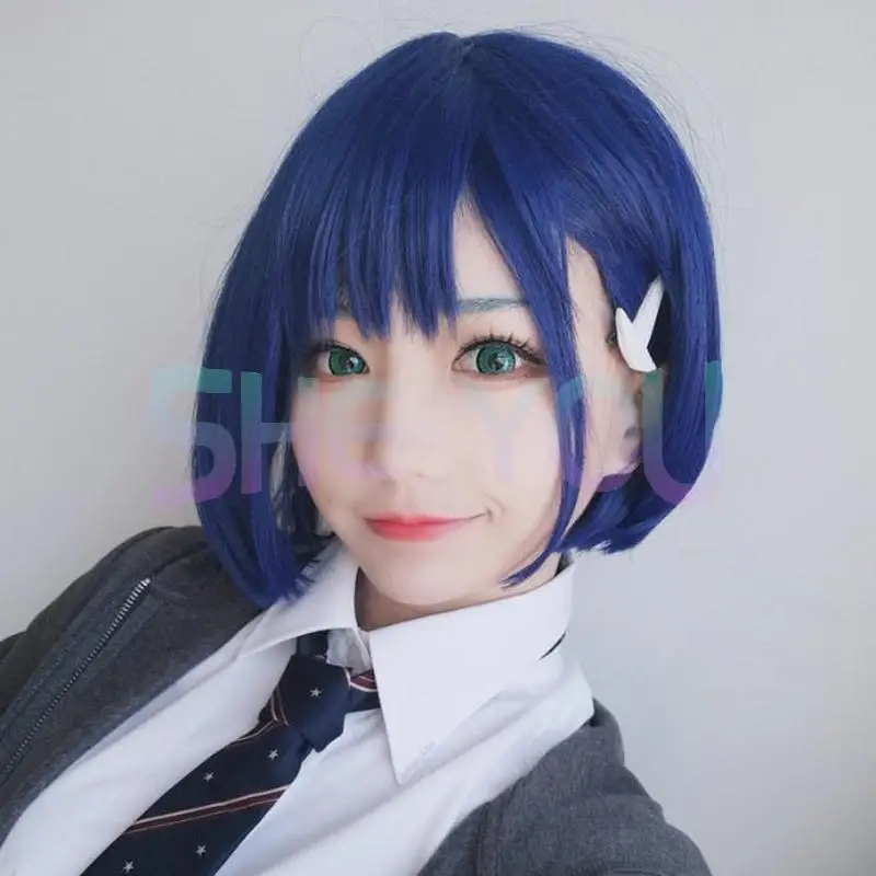 

DARLING in the FRANXX 015 Ichigo Code 015 Short Blue Styled Heat Resistant Synthetic Hair Cosplay Costume Wig