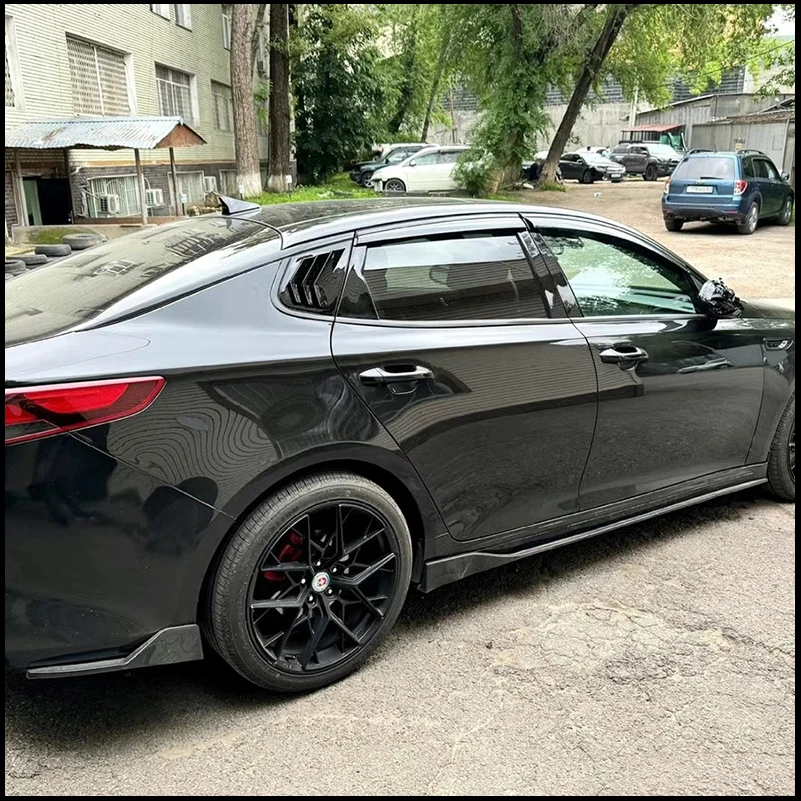 

For KIA Optima K5 2016-2019 Rear Window Blind Shades Louver Vent Molding Cover Sticker Trim Car Styling Auto Accessories