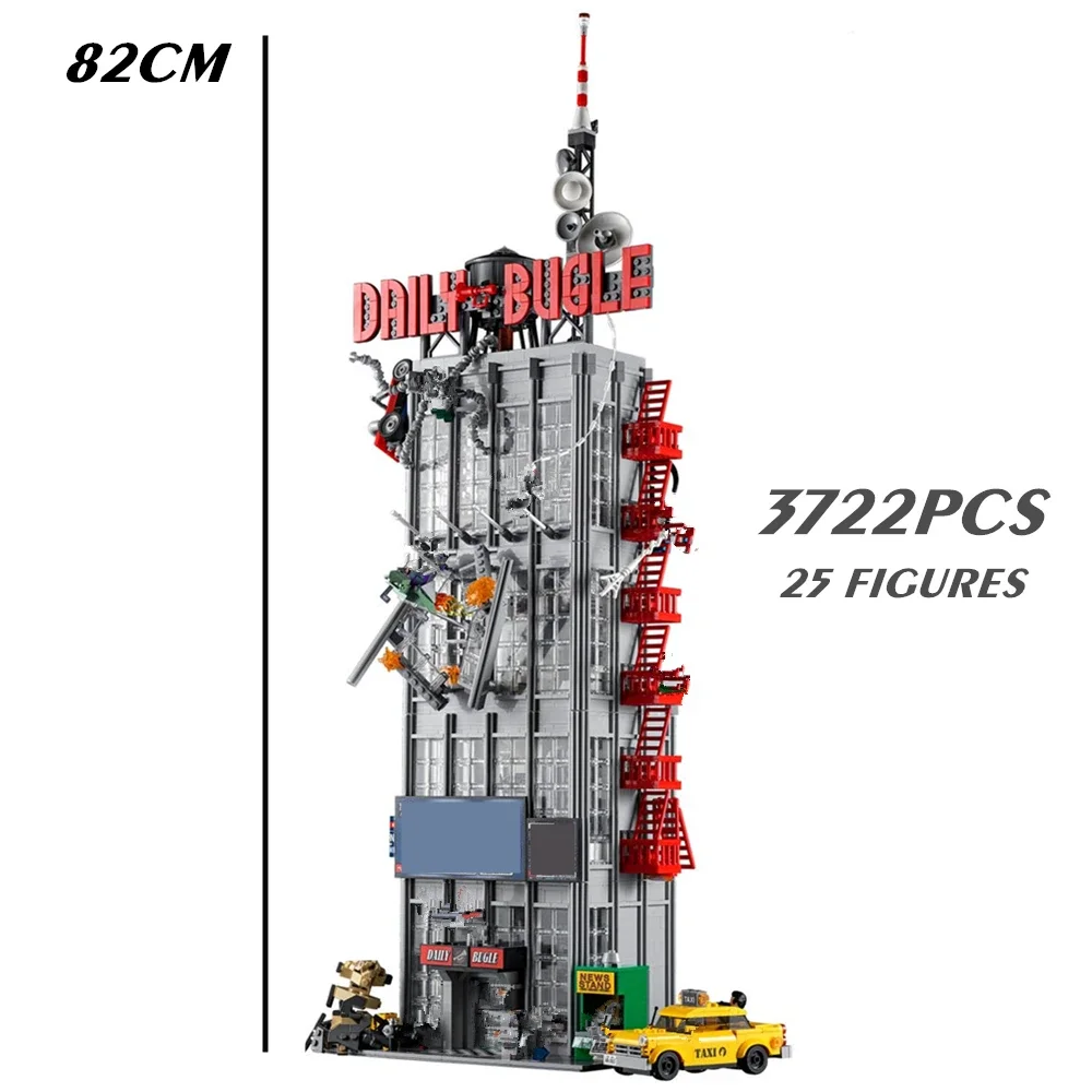 3772 Pcs The Daily Bugle Building Compatible 76178 Building Blocks Anniversary Set Gifts For Children Bricks Birthday Gift