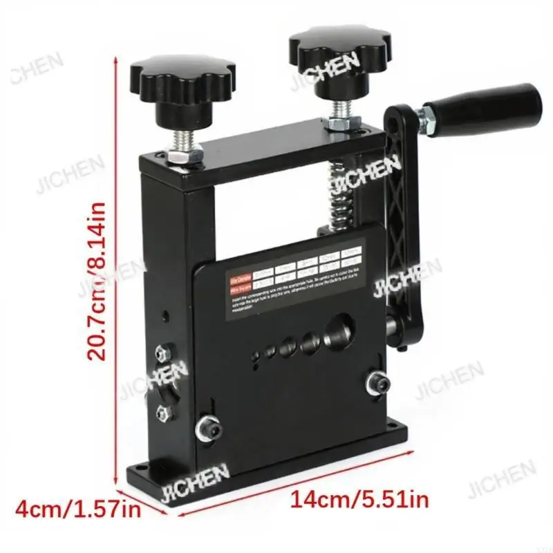 

Neu Hand Crank and Electric Cable Stripper Cutting and Safety Guard for Wire Stripping on Different Gauges