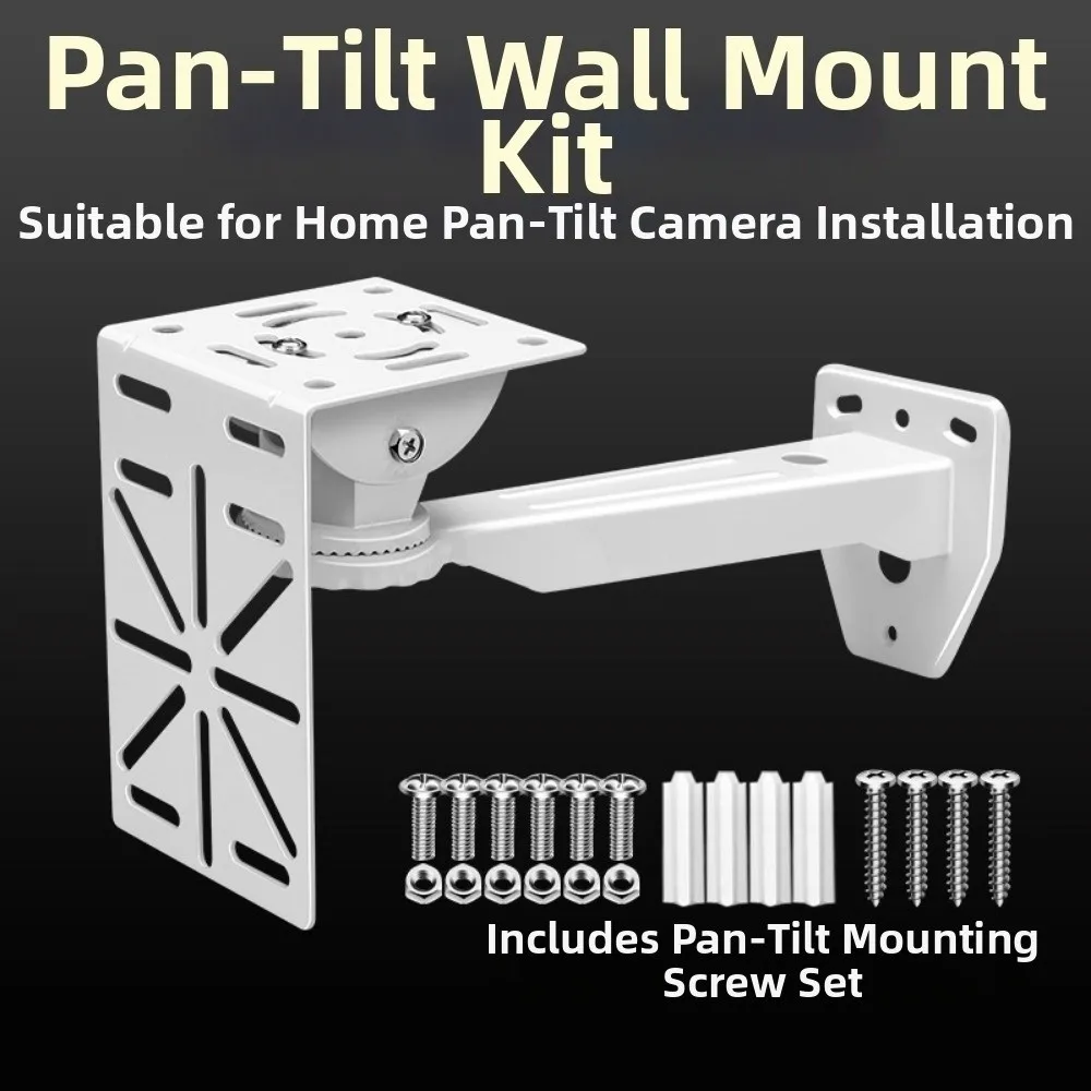 L Shape Camera Bracket Adjustable Angle Wall Mount Security Camera Mount Metal Easy Installation Pole Mount Bracket Outdoor
