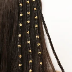 40pcs/set Vintage Flower Decorative Hair Rings - Stylish Hair Buckles for Women and Girls - Hairdressing Hair Accessories