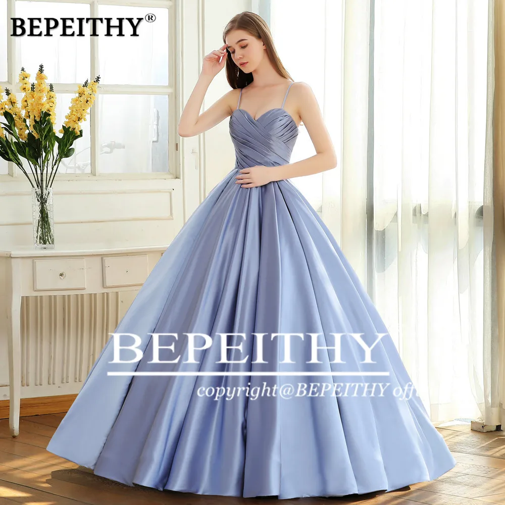 BEPEITHY Customized Sweetheart Ball Gown Long Prom Dress Vintage Vestido De Fiesta Pleats Top Party Evening Dress For Women 2023