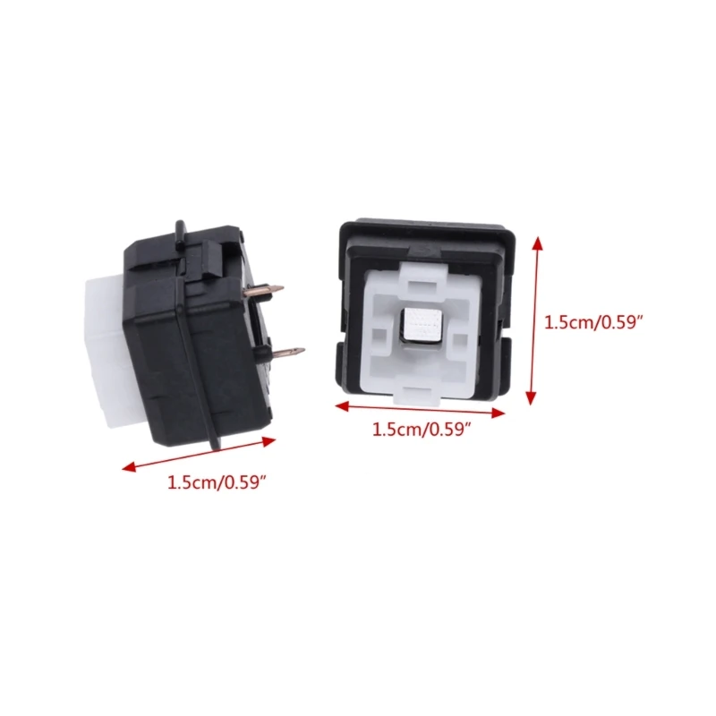 

2 Pieces Romer-G Tactile Switches 2pcs Black Switches for G910 G810 G413 K840 Keyboard（45g Black 2PCS）