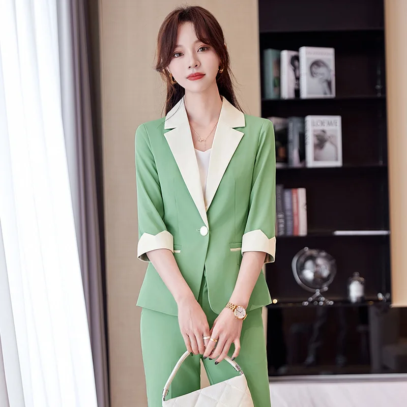 2024New Fashion Casual Suit Jacket Women's Korean-Style High-Grade Temperament Goddess Style Small Suit