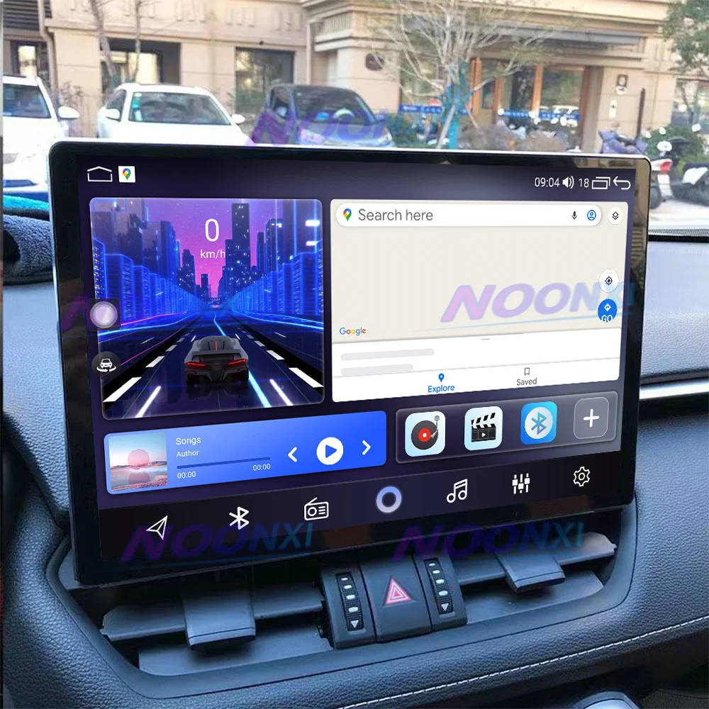 For Toyota RAV4 XA50 2018-2023 All In One Car Radio 2 K Screen 1920x1200 RES Intelligent Android 13 System GPS Carplay 13.1 inch