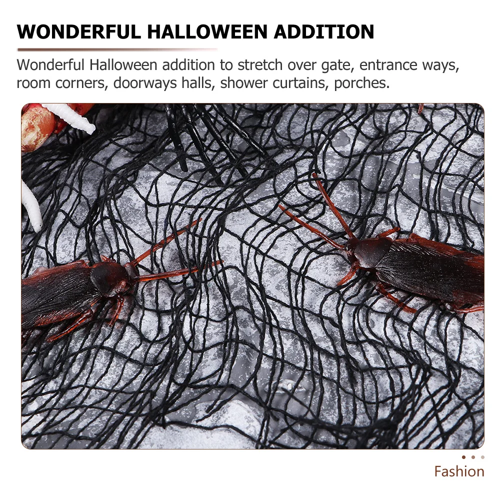 

4Pcs Creepy Cloth Halloween Decor Spooky Gauze Netting for Doorway Porch Room Corners DIY Horror Lighting Effect Setup