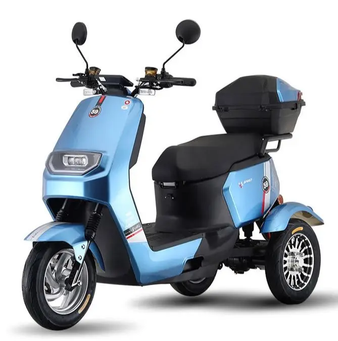 

High-quality three-wheeled electric bicycle long battery life 60V 20Ah battery 1500W