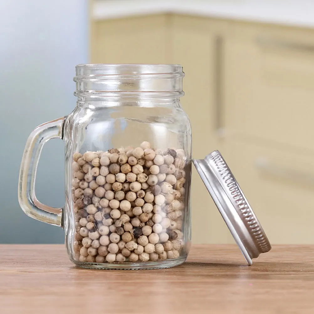 

5Pcs Handle Glass Dessert Cup 120ml Creative Size Suitable for Ice Cream Pudding Sundae Dessert Party Use Glass Cup