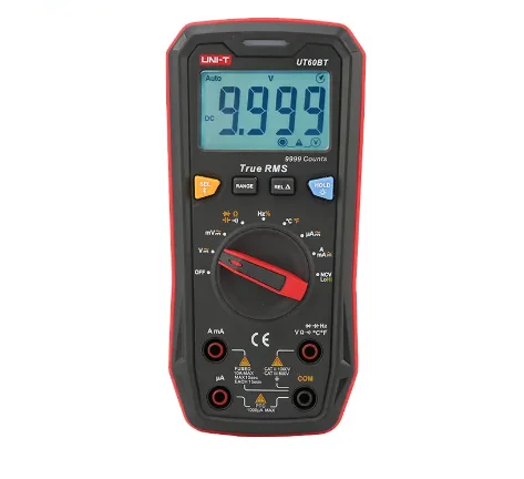 

UNI-T цифровой умный мультиметр UT60S UT60BT 1000 В переменного и постоянного тока вольтметр амперметр True RMS измеритель частоты конденсатор тестер температуры