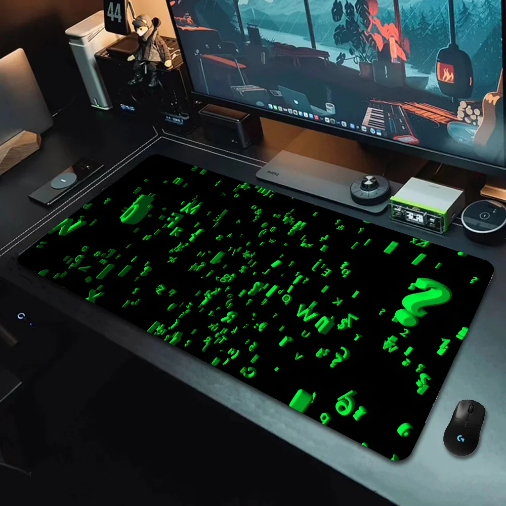 Movies The Matrix Mousepad Mouse Mat Desk Mat With Pad Gaming Accessories Prime Gaming XXL Keyboard Pad Stitch Padding Mat