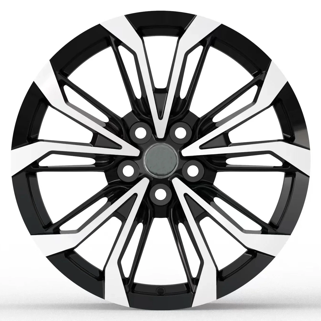 Black Machine Surface 18x8.0 Forged Wheels Customization 5x114.3 Aluminum Alloy Passenger Car Wheels For Alp