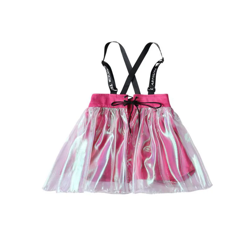 Meninas Jazz Dance Costumes, Roupas Hip Hop, Roupa de Cheerleading Performance, Street Dancing Dress Suit, Kids Modern Stage Wear