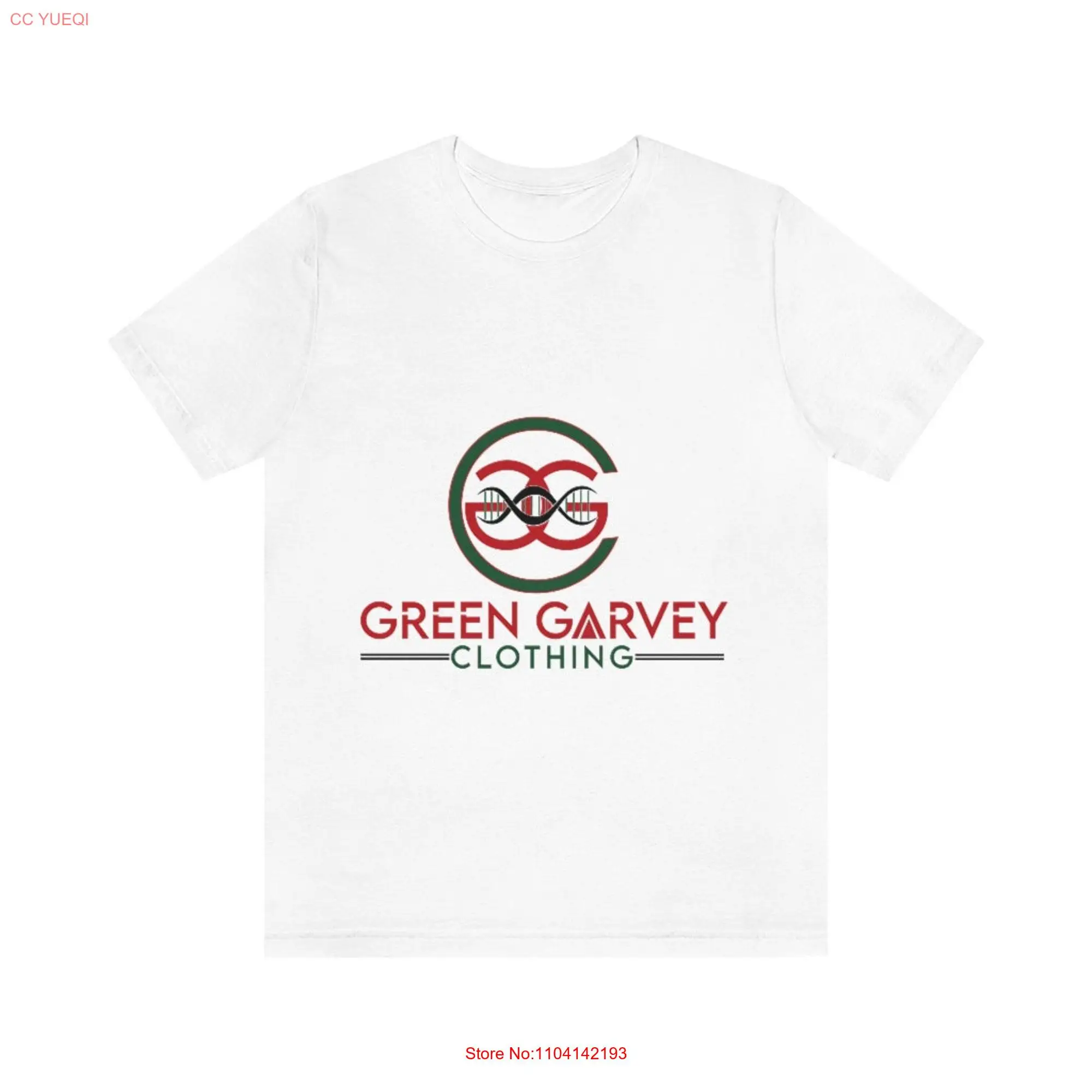 Green Garvey Clothing Jersey  T Shirt long or short sleeves