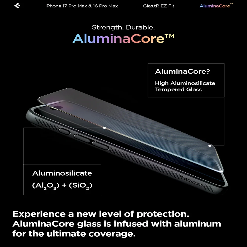 2 pièces Spigen Glas.tR EZ Fit capteur protégé verre trempé haute définition protecteur d'écran pour iPhone 17 Pro Max 16 15 14 Plus