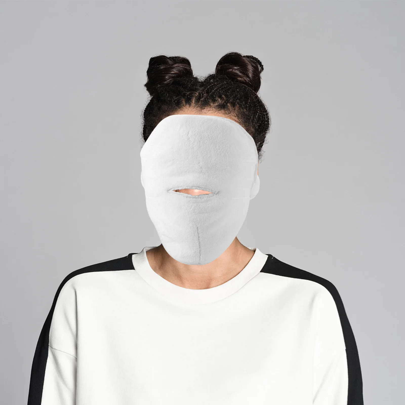 منشفة وجه مضغوطة باردة وساخنة قابلة لإعادة الاستخدام، منشفة باخرة للوجه لصالونات التجميل المنزلية والمنتجعات الصحية، تستخدم أداة قناع التجميل للعناية بالوجه #4