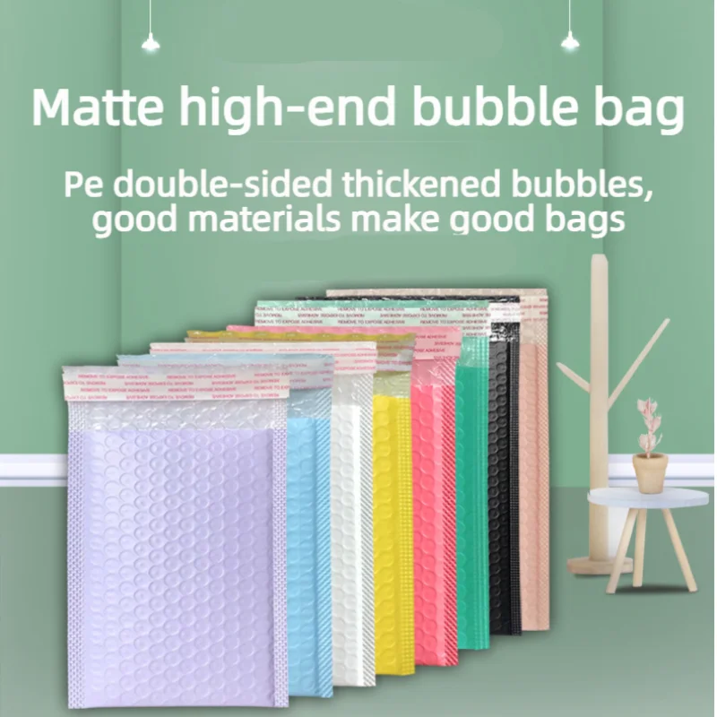 

100 Pcs Multi Colors Bubble Padded Mailing Padded Shipping Envelopes For Packaging Self Seal Shipping Bag Bubble Padding