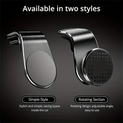 Strong Magnetic Phone Holder Air Vent Magnet Car Mount GPS Mobile Phone Stand Bracket in Car Support for iPhone 14 15 16 Xiaomi