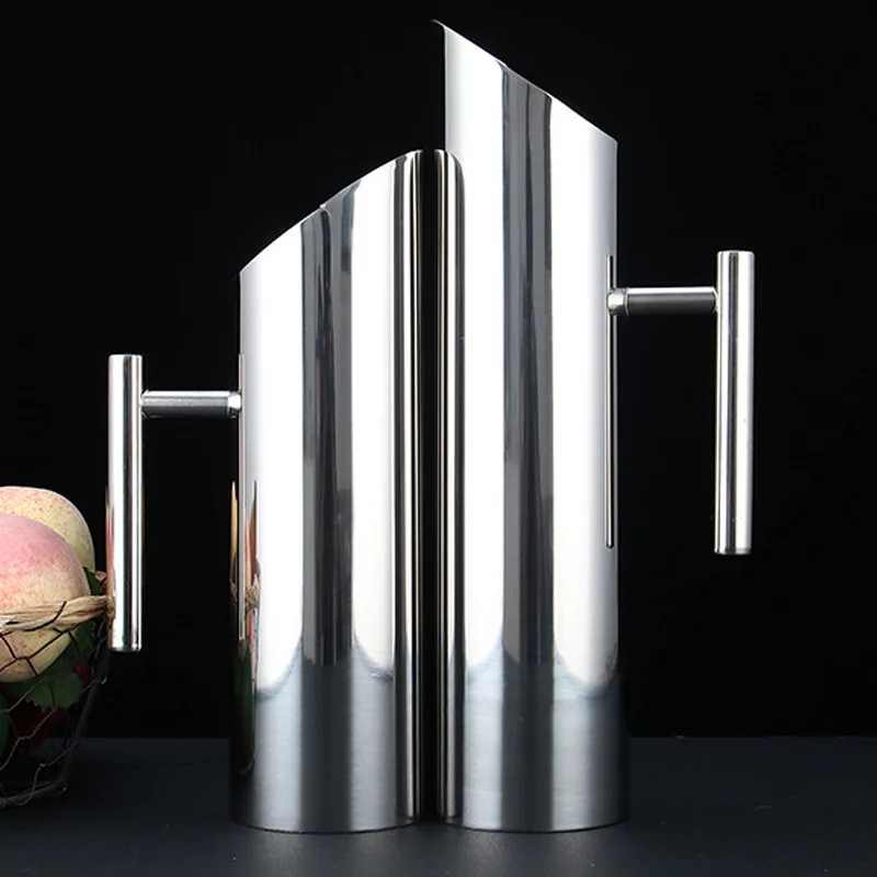 Stainless Steel Fruit Pot Water Straight Bar Curling Pot Cold Kettle