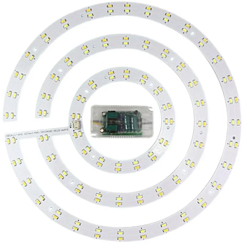 LED Ceiling Lamp Transformation Lamp Panel Lamp Strip Lamp with Three Color Remote Control Electrodeless Dimming Chip Lamp