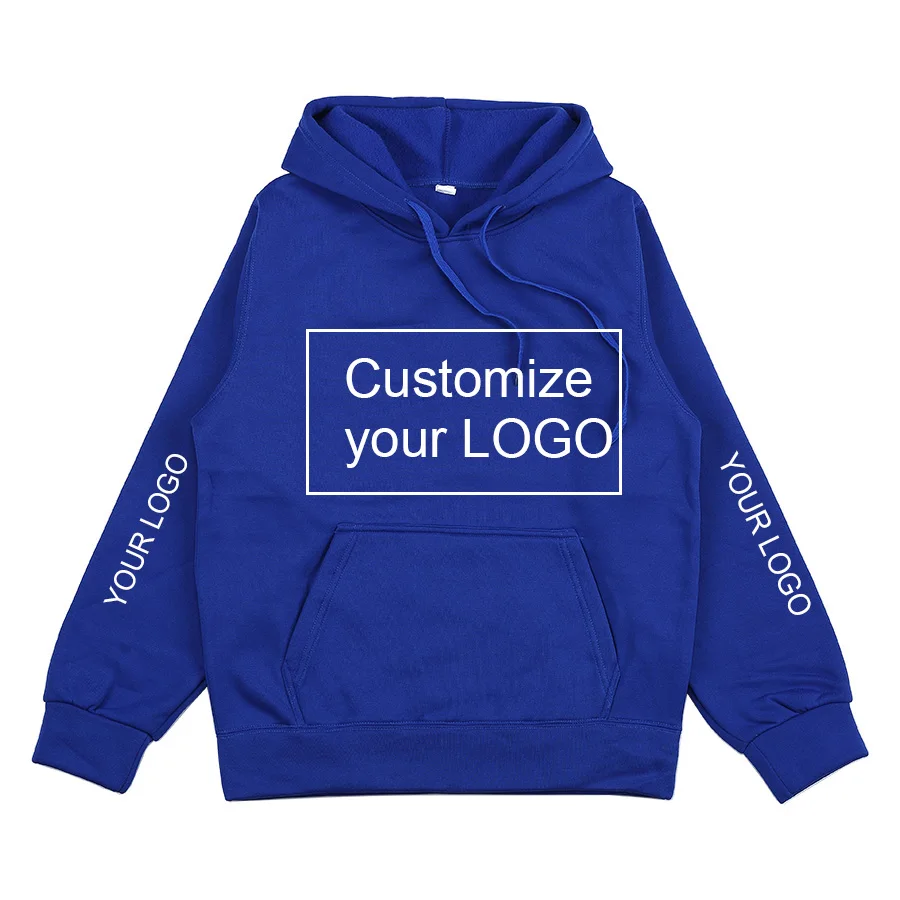 Customized Hoodie Customized Logo Personalized Hoodie Student Casual Custom Printed Text DIY Hoodie XS-3XL