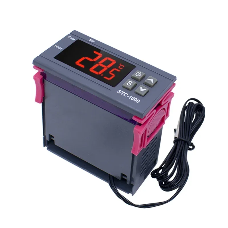 Termoregolatore termostato termoregolatore digitale per incubatore Relè LED 10A Riscaldamento Raffreddamento STC-1000 12V 24V