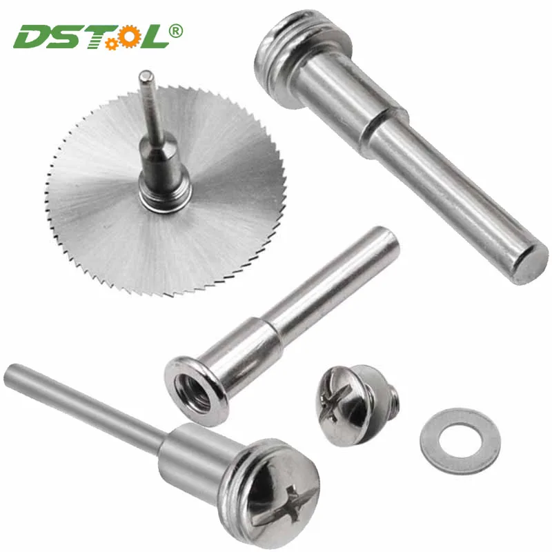 Saw Blade Extension Rod 3.17mm/ 6mm Rotary Tool Circular Cutting Discs Mandrel For Dremel Rotary Accessory High-Speed Steel