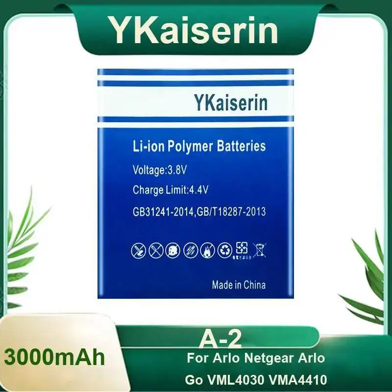 

Высокое качество 3000 мАч аккумулятор для камеры быстрая зарядка для Arlo Netgear GO VML4030 VMA4410 A-2