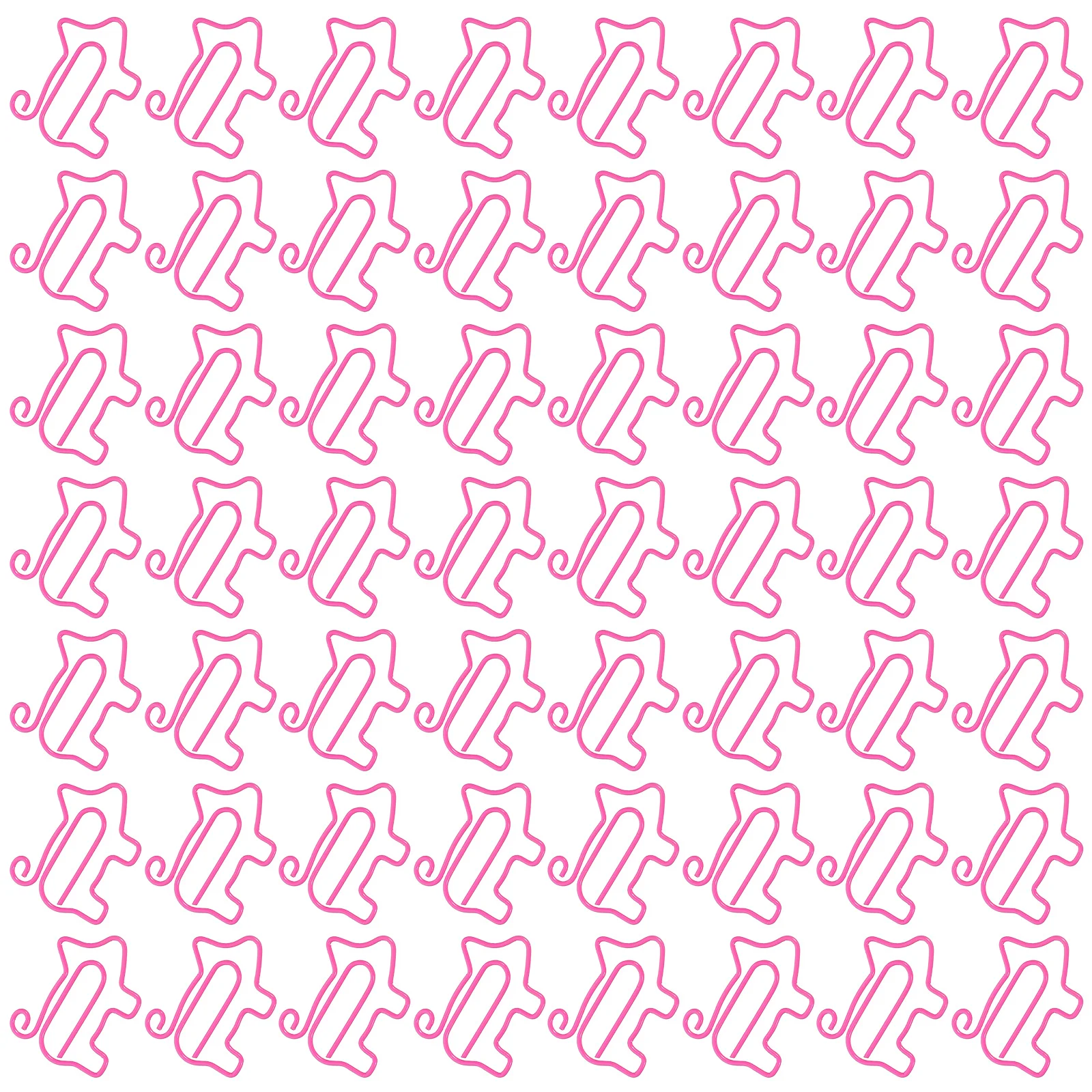 100Pcs Creative Cartoon Pig Paper Clips Colorful Metal Clips Scratch Resistant for Office School Use Office Paper Clip