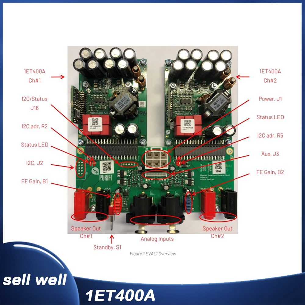 

EVAL1 1ET400A For Purifi Class D Reference Design Kit For HiFi Power Amplifier Module