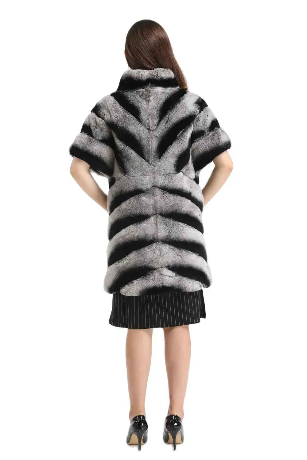 스트라이프 렉스 토끼 조끼(반소매, 스트라이프) 1907005