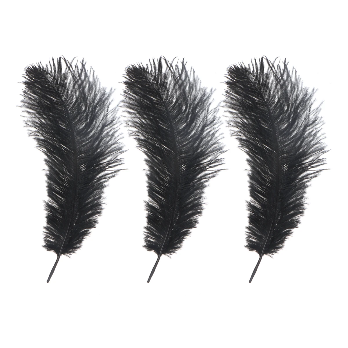 

6pcs Creative Ostrich Chic Decorative DIY Accessory for Home Wedding Decoration (Black)