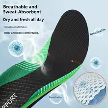 Orthopedic insoles - top view