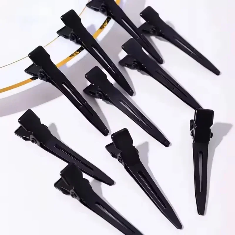 10PCS Black Duckbill Hair Clips Nonslip Alligator Hair Clips Barber Salon Styling Dying Hair Accessories image 2