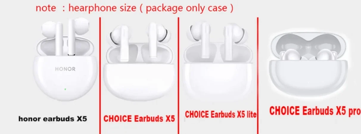 For Honor CHOICE Earbuds X5 lite Case Cute Silicone Protect Earphone Cover for honor earbuds x5 x5pro Cover Fundas