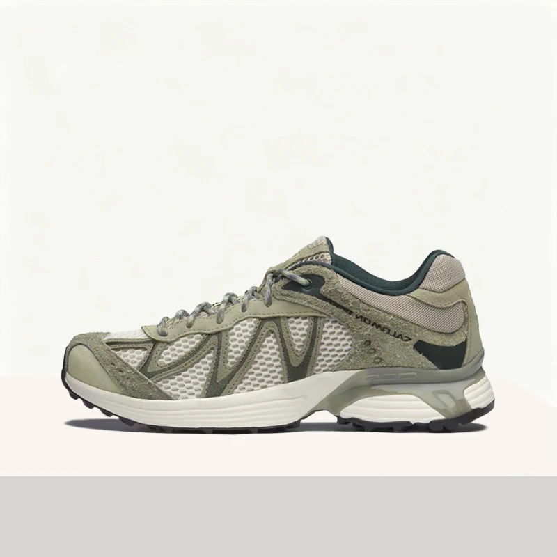 Salomon XT-WHISPER VOID: Retro, Versatile, High-Performance, Durable, and Cushioned Low-Top Running Shoes (Unisex)-Green 492164
