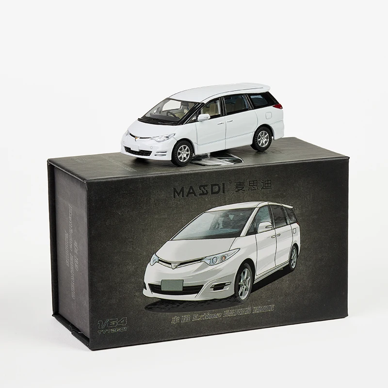 

MASSDI 1/64 Scale Previa Estima G5R50 2006 Diecast Alloy Car Model Adult Classic Collectibles Souvenirs Gift Static Display