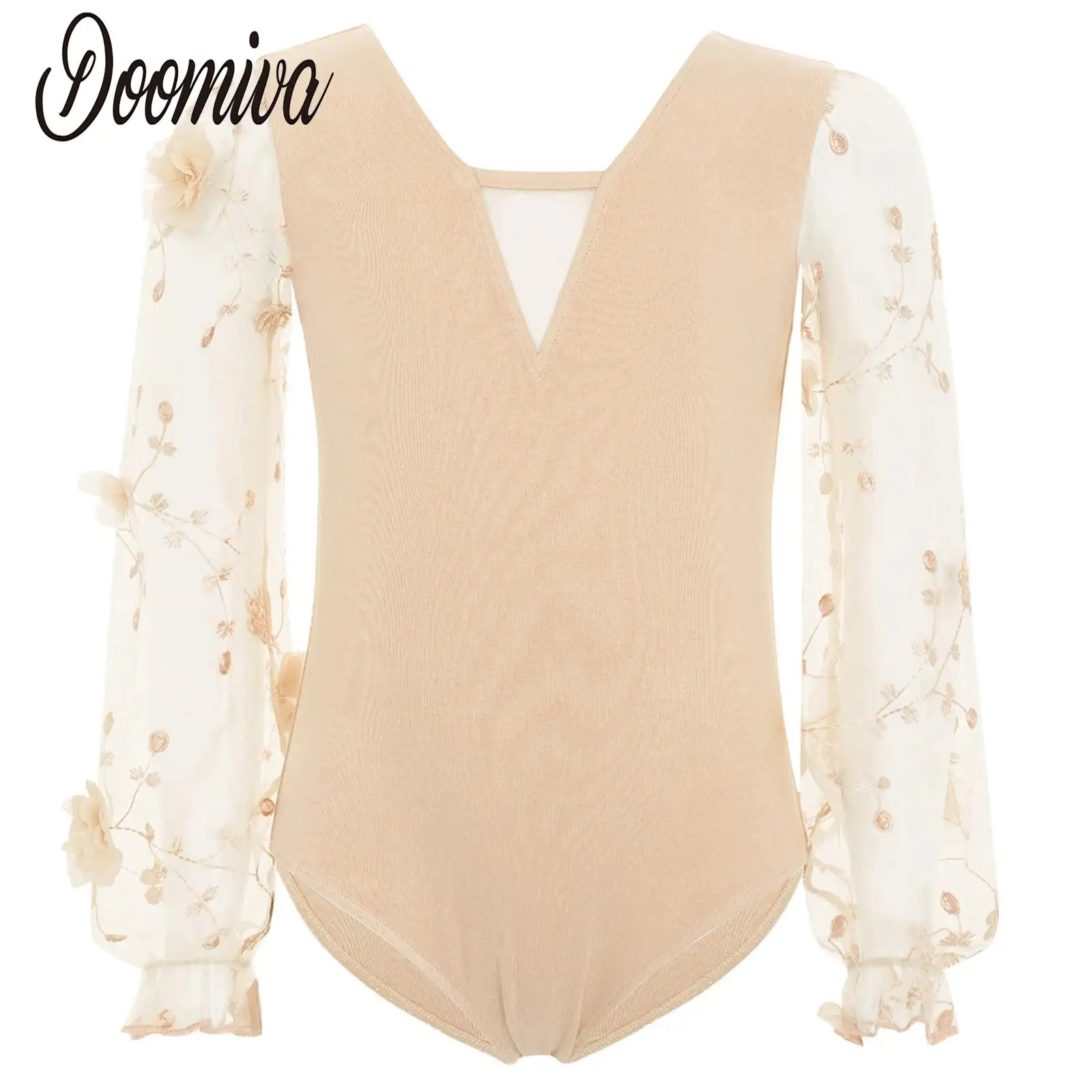 crianca-meninas-danca-ginastica-collants-macacoes-3d-flores-bordado-pura-malha-mangas-compridas-ballet-collant-bailarina-dancewear