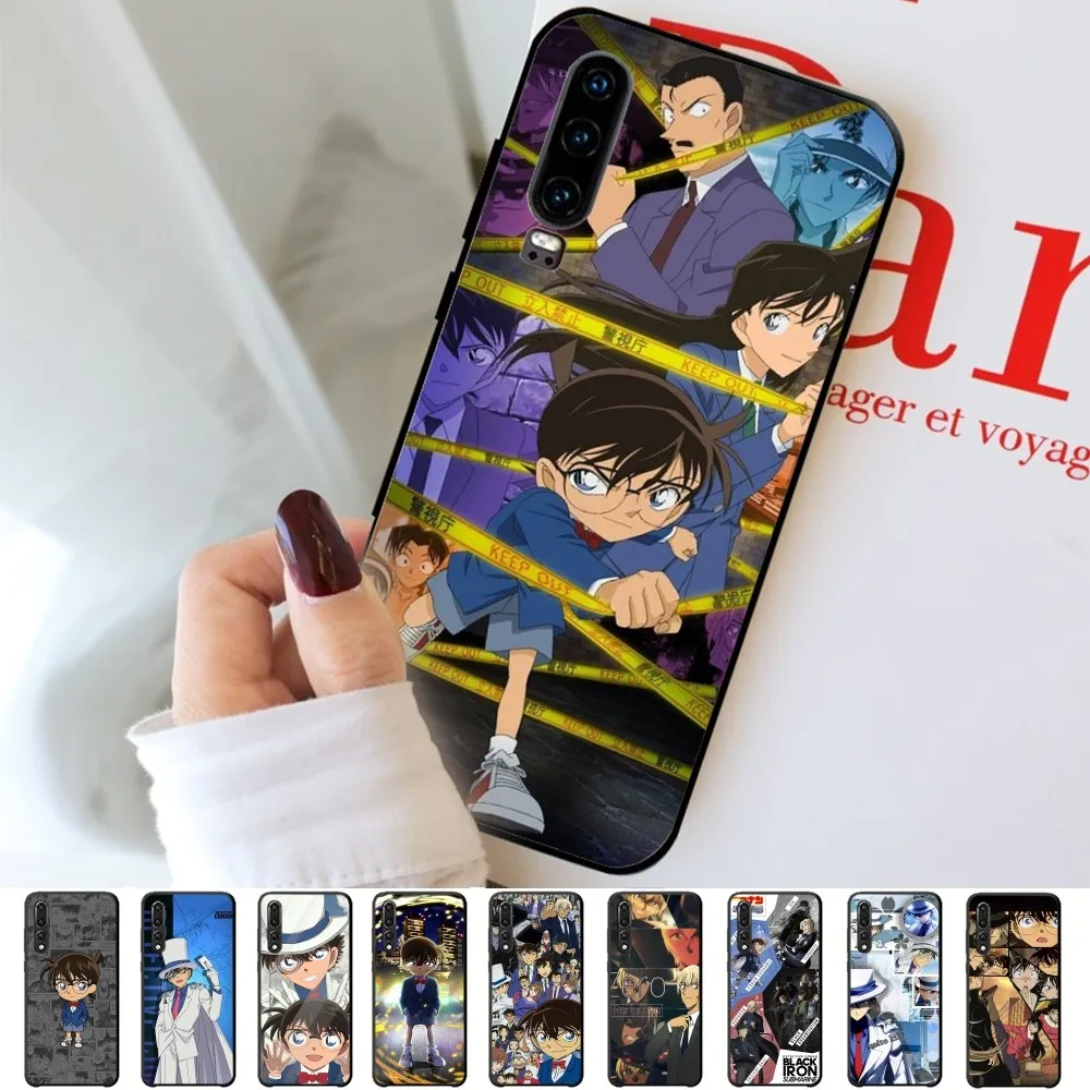 Detective Conan Anime Phone Case For Huawei P 8 9 10 20 30 40 50 Pro Lite Psmart Honor 10 lite 70 Mate 20lite