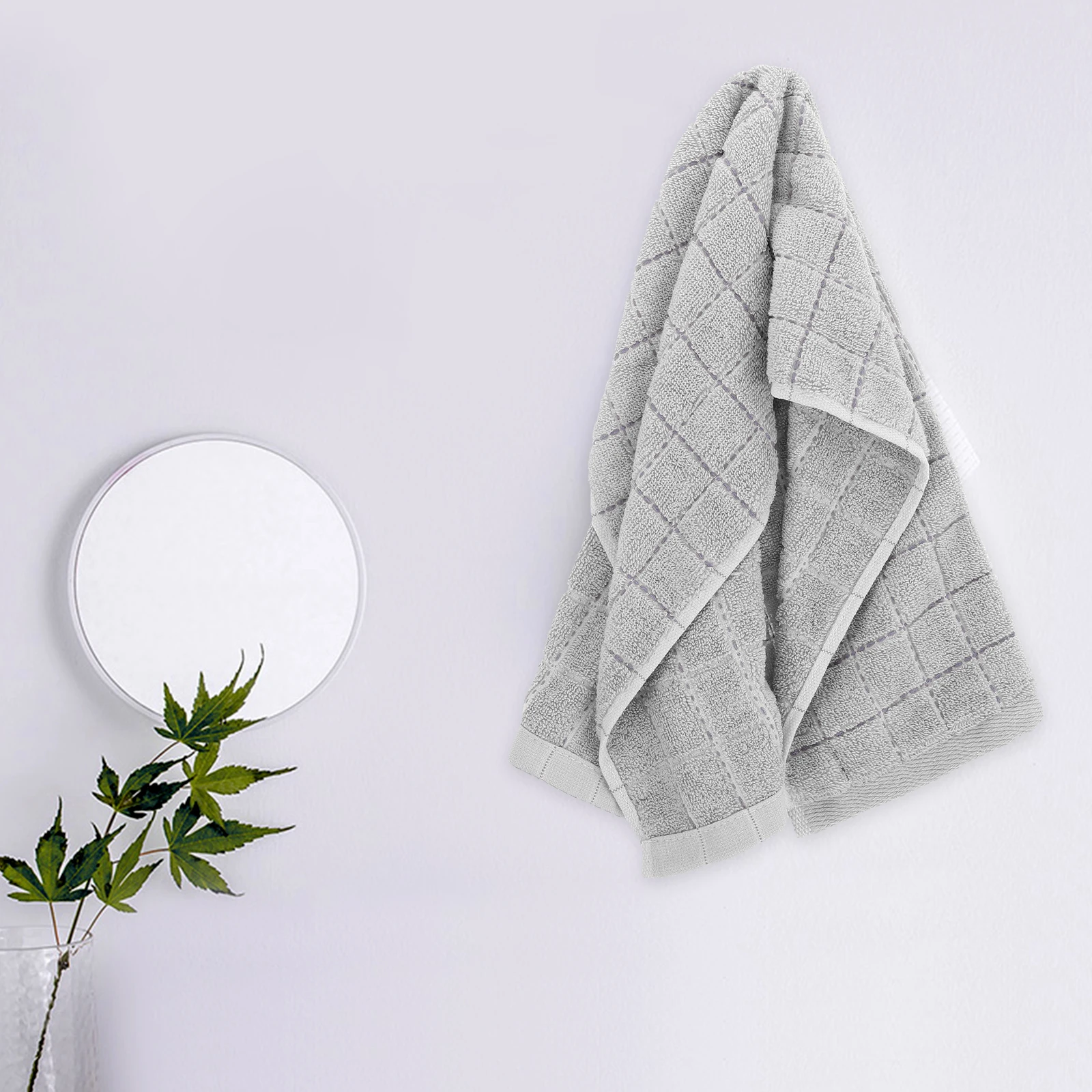

Face Washcloth Soft Facial Cleansing High Absorbency Reusable Bathroom Hand Towel For Face Washing Sweat Wiping Cotton